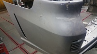 Ремонт бампера .Lexus LS570