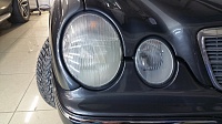 полировка фар Mercedes 210
