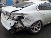 Замена заднего крыла Jaguar XF