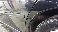 Ремонт арки заднего крыла. Mercedes C