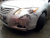 Ремонт бампера . Toyota Camry 40